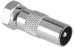 Cabletech Adaptor mufa tv tata la F tata cupru Cabletech (ZLA0602) - balutatech