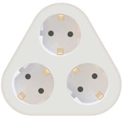 Technik Stecher triplu Technik MT-3WH cu contact protectie 3x Schuko 3500W 16A alb (21645)