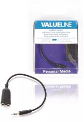 Valueline Splitter audio stereo Jack 3.5 mm tata - 2x 3.5 mm mama 0.2m Valueline (VLMB22100B02) - balutatech