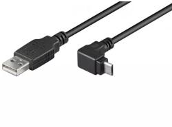 Goobay Cablu USB la 5 pini micro USB 90 1.8m Goobay (95343) - balutatech