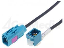 4CarMedia Cablu prelungitor antena Fakra-Fakra mama-mama 90grade 2m 4CarMedia (ZRS-FAKRA.F/F90.02)