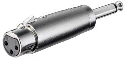 Goobay Adaptor XLR mama la Jack 6.35 mm mono tata Goobay (27451) - balutatech