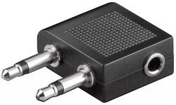 Goobay Adaptor Jack de casti 3.5 mm pentru avion Goobay (61004) - balutatech