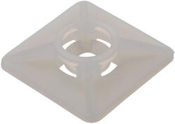 SapiSelco Set suporti cu adeziv patrat mare 27x27mm alb 100buc BAS. 2MT. 508 SapiSelco Italy (BAS.2MT.508)