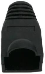  Protectie neagra pentru cablu cu modular 8P8C (15121)