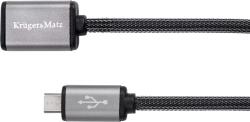Krüger&Matz Prelungitor USB la micro USB 0.2m Profesional KrugerMatz (KM0333)