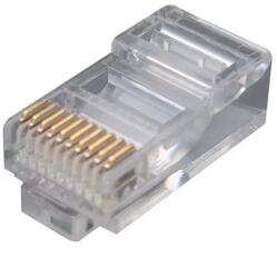 ENCITECH Mufa RJ50 tata 10 pini 10p10c pe cablu IDC de crimpat ENCITECH RJ48-10P10CR (RJ48-10P10CR) - balutatech