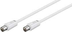 Goobay Cablu COAXIAL TV antena 5m tata-tata 75 ohm 70DB Dublu ecranat CCS alb 68149 Goobay (68149) - balutatech