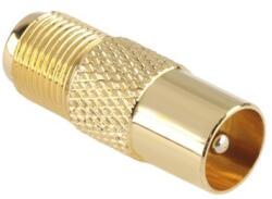 Cabletech Adaptor F mama la tv tata aurit Cabletech (16241)