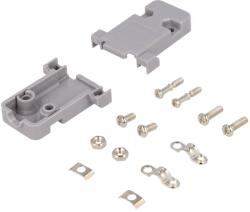 CONNFLY Carcasa pentru conectori D-Sub 9pin D-Sub HD VGA 15pin DSC-209 CONNFLY DS1045-09AP1S1-A (DS1045-09AP1S1-A) - balutatech