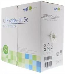 Well Cablu UTP CAT5e 8 fire din cupru 0.49mm Well (UTP5E-CU-305-WL) - balutatech