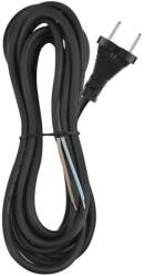 EMOS Cablu de alimentare EMOS S03350 nedetasabil flexibil izolatie cauciuc 2x1.5mm2 5m negru (S03350)