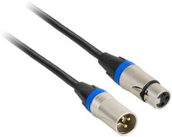 BST Cablu audio PROFESIONAL XLR tata - XLR mama 0.6m 18-5590 BST (18-5590) - balutatech