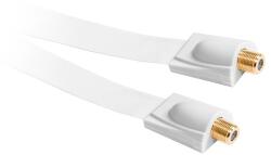 Cabletech Cablu plat cu mufa F mama - F mama pentru trecere fereastra KPO3834F (21076)