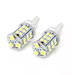 Carguard Set 2 becuri LED auto 12V 4W 255lm T20 pentru lumina de zi CLD021 (18545)