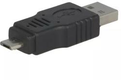 VCOM Adaptor USB 2.0 USB A tata - mufa tata USB B micro mufa nichelat VCOM CA416-PB (CA416) - balutatech
