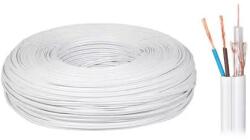 Cabletech Cablu coaxial 75ohmi K-60 5.8mm cupru cupru si alimentare 2x0.5mm cupru Cabletech KAB0547 (KAB0547)