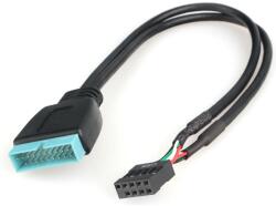 Gembird Cablu PC alimentare intern USB2.0 9pin - USB 3.0 19pin 0.3m Cablexpert GEMBIRD CC-U3U2-01 (CC-U3U2-01)