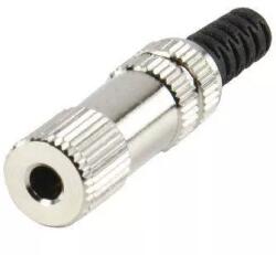 Lumberg Conector Jack stereo mama 3.5 mm metalic pentu cablu LUMBERG (LUM-KLK44) - balutatech