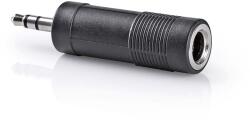 Nedis Adaptor audio stereo Nedis Jack 3.5 mm tata - Jack 6.35 mm mama negru 1buc CAGP22935BK (CAGP22935BK) - balutatech