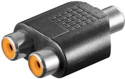Goobay Adaptor audio RCA mama - 2x RCA mama Goobay (16358)