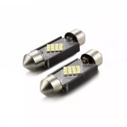 Carguard Set LED auto SMD SOFIT 39mm C5W Can-bus 3W 12V 240lm alb pentru interior portbagaj CarGuard (CAN133)