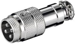 Goobay Mufa microfon XLR tata NC4 4 pini pe fir Goobay (11681)