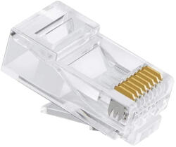 Emtex Mufa RJ45 8P8C CAT6E UTP PASS THROUGH EMTEX EMT-PR6-UTP (EMT-PR6-UTP) - balutatech