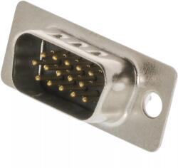 CONNFLY Mufa VGA tata 15 pini 3 randuri cu terminale de lipire CONNFLY (DS1035-15MUNSISS) - balutatech