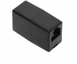 Well Cupla prelungire telefonica modulara RJ11 6P4C negru Well (TEL-0008-BK-WL) - balutatech