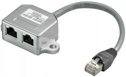 Goobay Distribuitor RJ45 la 2x RJ45 mama Goobay (68908) - balutatech