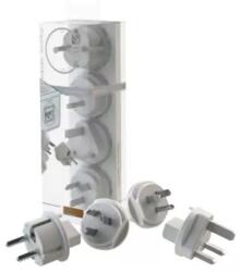 Allocacoc Set 4 adaptoare pentru P-CUBE-REV Allocacoc ADAPT-TRAVEL-03WE (Travel Plugs x4)