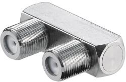 Goobay Adaptor TV forma de U Conector Soclu F - Soclu F 30x20mm cupru Goobay 11938 (11938) - balutatech