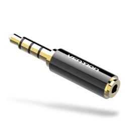 Vention Adaptor Jack 2.5 mm mama 4 pini - Jack 3.5 mm mufa tata 4 pini metal aurit VENTION BFBB0-DE (BFBB0)