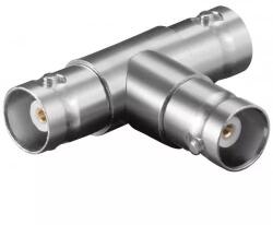 Goobay Adaptor BNC la 2x BNC mama T contacte aurite Goobay (11574)