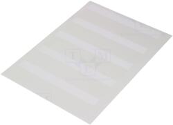 Hellermanntyton Etichetă albă poliester, 25, 4mm x 55, 5mm (594-11104)