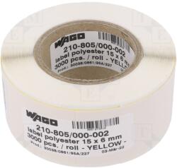 WAGO Etichetă autoadezivă galbenă 6mm x 15mm (210-805/000-002)