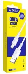 KakuSiga Cablu de incarcare Micro USB la USB-A, 2.5A, 100cm, ALB (KSC-419) (6921042115276)