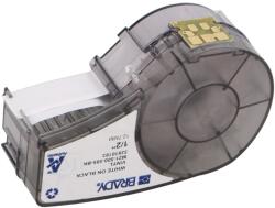 BRADY Bandă autoadezivă neagră BRADY 12, 7mm x 6, 4m M21-500-595-BK cu caractere albe (M21-500-595-BK)