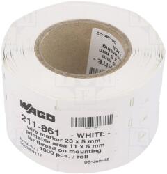 WAGO Etichetă termorezistentă 5x10, 5mm cu orificiu (211-861)