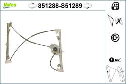 VALEO Mecanism actionare geam VALEO 851288 (851288)