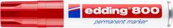 edding Alkoholos marker, 4-12 mm, vágott, EDDING "800", piros (TED800P) - kecskemetirodaszer