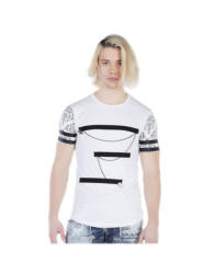CIPO&BAXX Cipo & Baxx Divatos Férfi Póló Ct295 White (ct295white_xl)