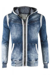 CIPO&BAXX Cipo & Baxx Divatos Ferfi Farmerkabát Cj139a Dark-blue (cj139a_dark-blue_xl)