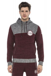 CIPO&BAXX Cipo & Baxx Divatos Férfi Melegítő Felső Cl372burgundy-grey (cl372burgundy-grey_l)