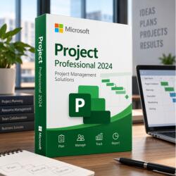 Microsoft Project Professional 2024 Commercial (DG7GMGF0PN45:00C1)