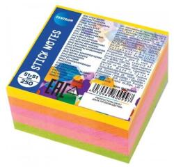 CENTRUM Cub notite autoadeziv 51x51 mm, 250 file, CENTRUM (CT80099)