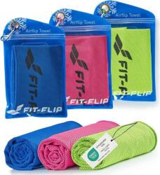 TYPEC Set 3 prosoape răcoritoare instant Airflip Ice din microfibră, 100 x 30 cm, efect de răcire prin evaporare pentru gât și cap, ideale pentru drumeții, alergare, tenis și fitness Prosop