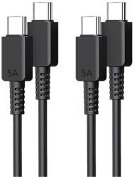 quandes Set 2 buc 5A cablu date 1M typ C -C pentru samsung galaxy s22, s23, QUANDES®