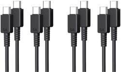 quandes Set 4 buc 5A cablu date 1M typ C -C pentru samsung galaxy s22, s23, QUANDES®